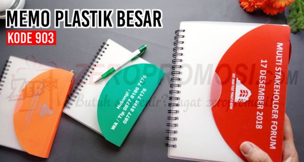 Jual Memo Plastik besar 903 - Blocknote Spiral promosi.jpg