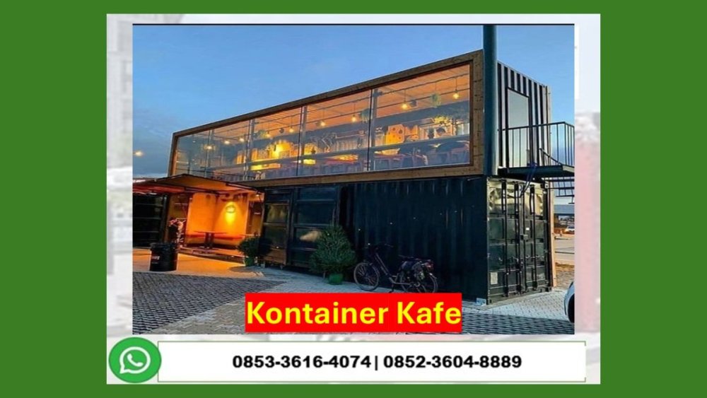Hub. 0853 3616 4074 Kontraktor Jasa Pembuatan Container Cafe Mini Tingkat 2 Lantai Magelang.JPG