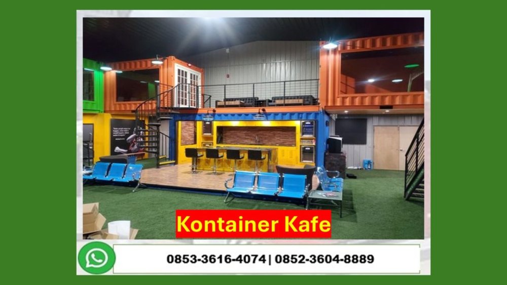 Hub. 0853 3616 4074 Kontraktor Jasa Pembuatan Container Cafe Mini Tingkat 2 Lantai Tegal.JPG