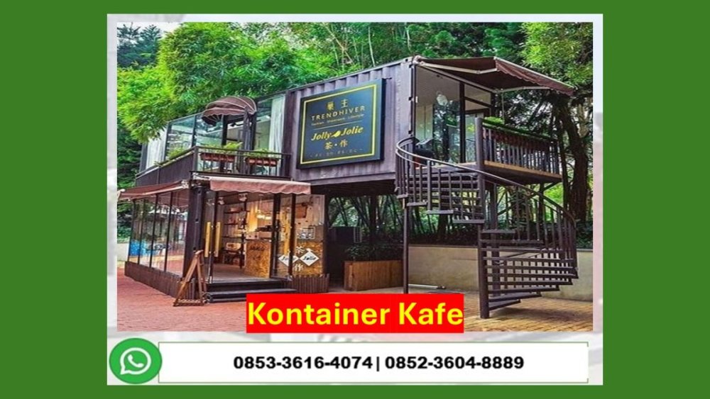 Hub. 0853 3616 4074 Kontraktor Jasa Pembuatan Cafe Container Tingkat 2 Lantai Kupang.JPG