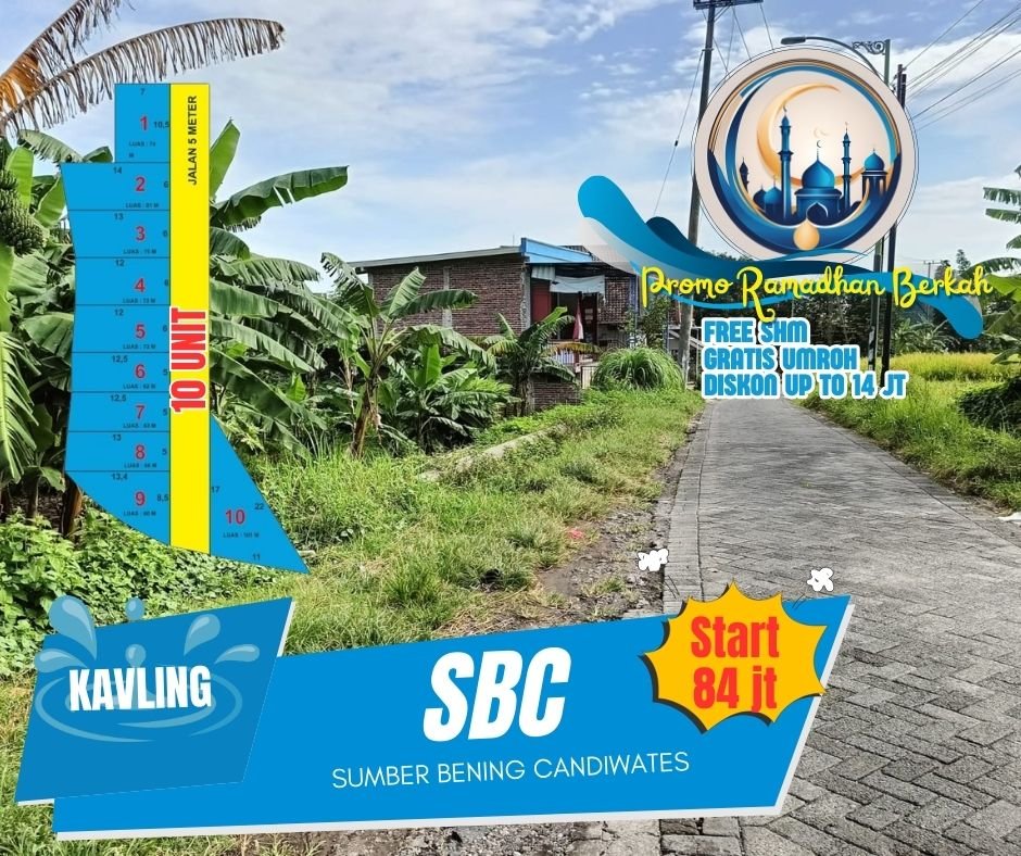 Tanah Prigen Murah DP 15 Juta! Tidak Ada Denda, Sita, atau Riba, Full Promo Berkah!