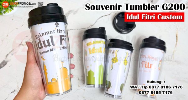 Souvenir Lebaran Tumbler Idul Fitri G200 Insert Paper Custom Design.jpg