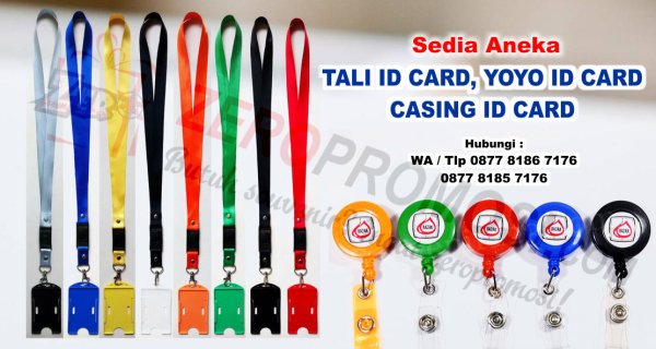 Jual Tali ID Card, Tali lanyard polyester, yoyo dan casing id card.jpg