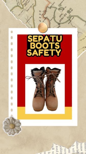 Toko Sepatu Safety Boots Makassar  WA 081945575656