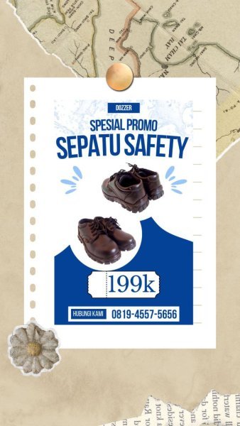 Grosir Sepatu Safety Surabaya Makassar  WA 081945575656