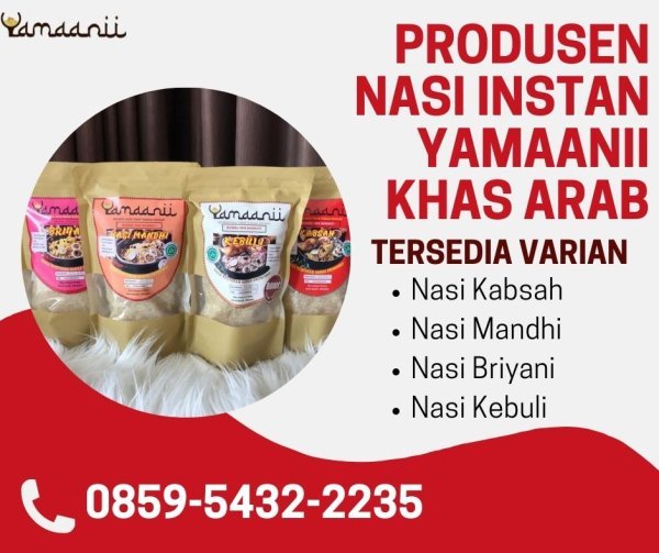Nikmati Nasi Instan Yamaanii, Makanan Arab yang Lezat dan Praktis