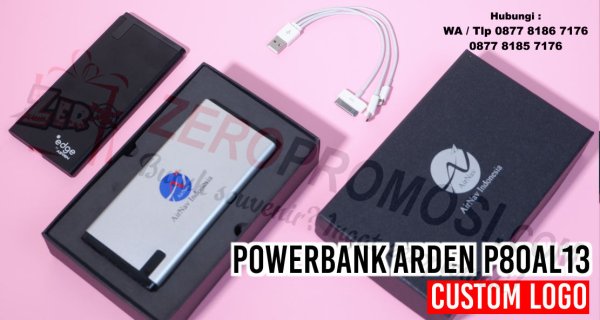 jual Souvenir PowerBank Arden - P80AL13 Custom Logo.jpg