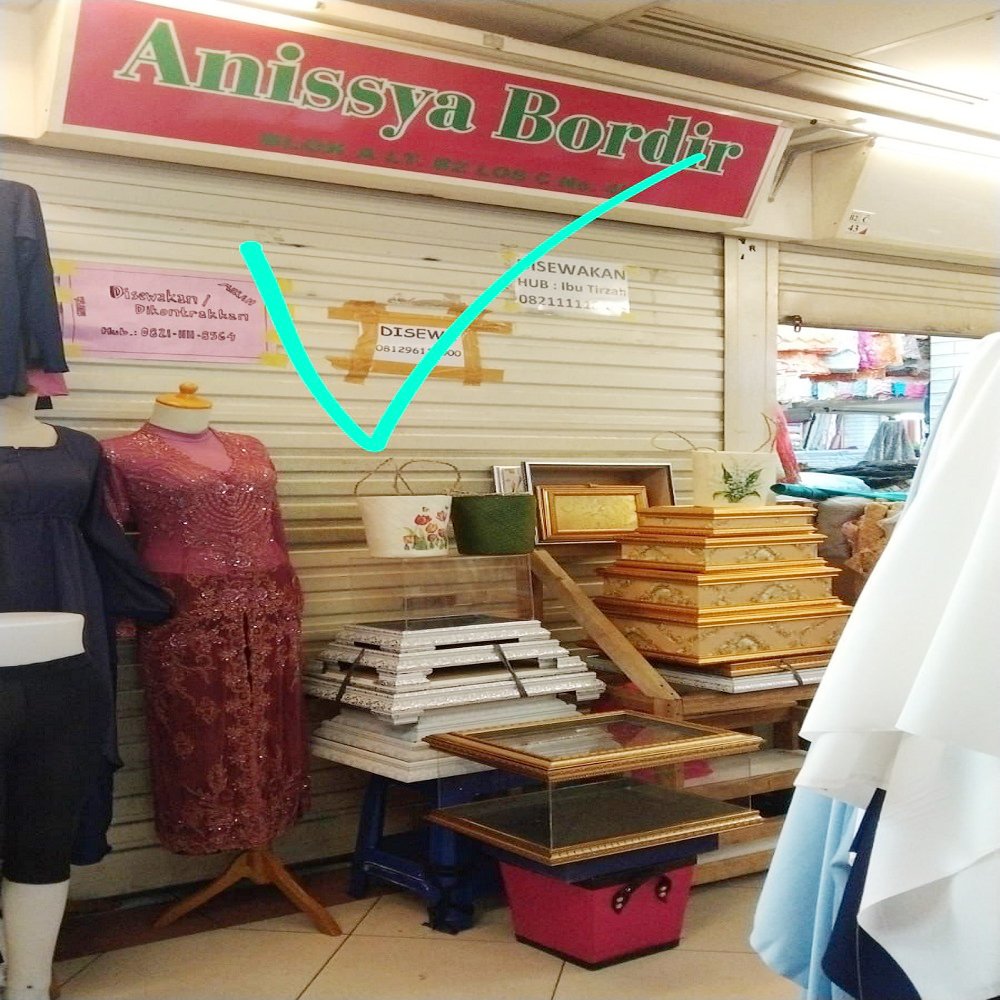 Sewa Toko Pasar Tanah Abang Blok A Lokasi Strategis Depan Lift Dari Pintu Utama