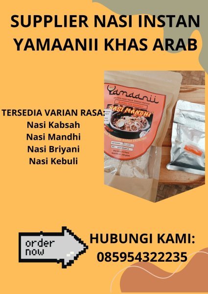 Nasi Instan Yamaanii: Lezatnya Nasi Arab dalam Sekejap