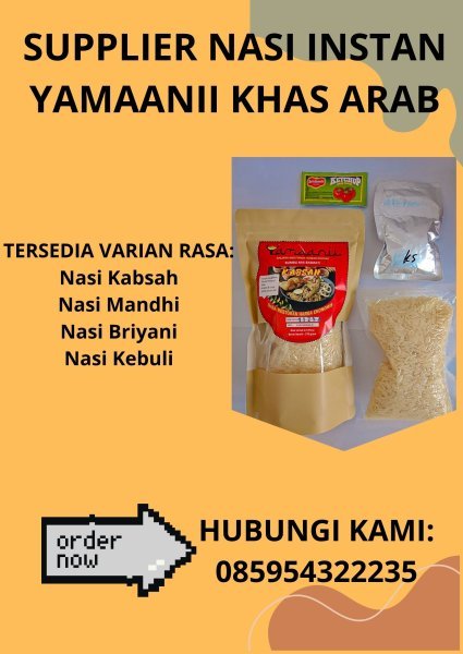 Nasi Instan Yamaanii: Siap Temani Makan Malam Anda dengan Rasa Khas Arab