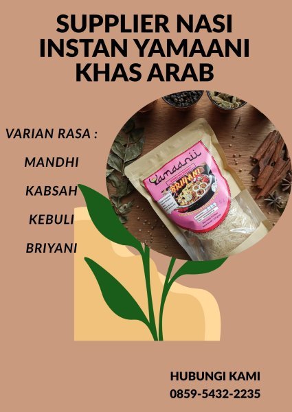 Rempah Nasi Kebuli, seni memasak yang instan.