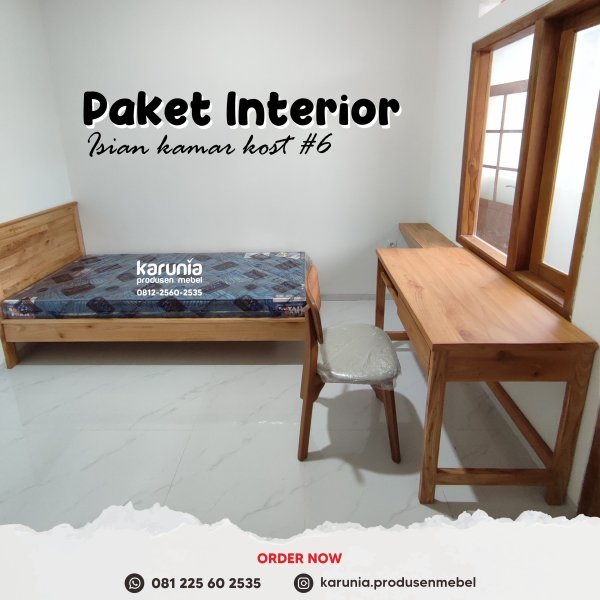 Isi Perlengkapan Kamar Kost Eksklusif Dekat UNNES Semarang
