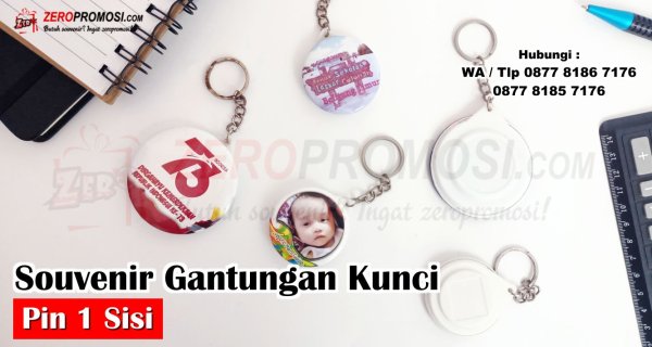 Souvenir Pin Gantungan Kunci 1 Muka Bisa Custom Logo.jpg