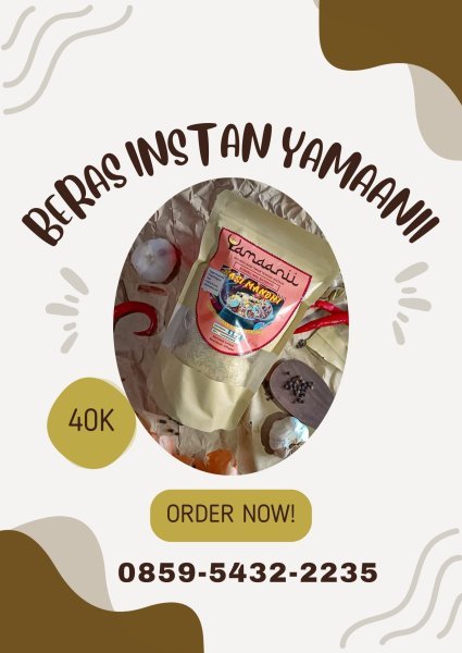 CALL/WA 0859-5432-2235, Nasi Instan: Kelezatan di Ujung Jari Anda