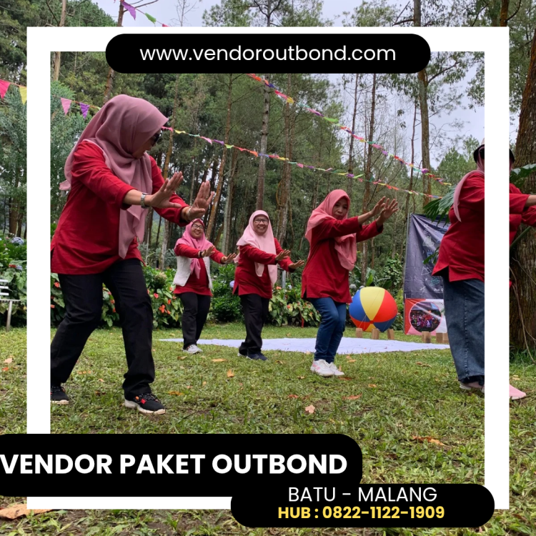 Kegiatan vendor gathering dari Jakarta ke Batu Malang bersama Gemilang Katun Outbound