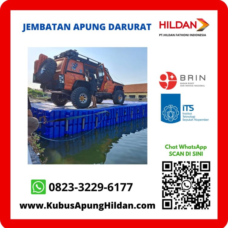 Jembatan Apung Darurat BNPB dan Supplier Kantong Jenazah untuk Penanganan Bencana.jpg