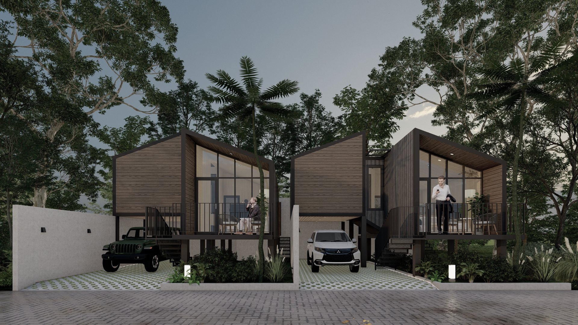 Villa Cabin Untuk Healing dan Pasif Income ROI 20% di Cisarua