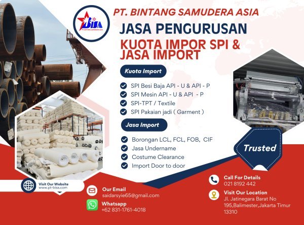 jasa import besi baja