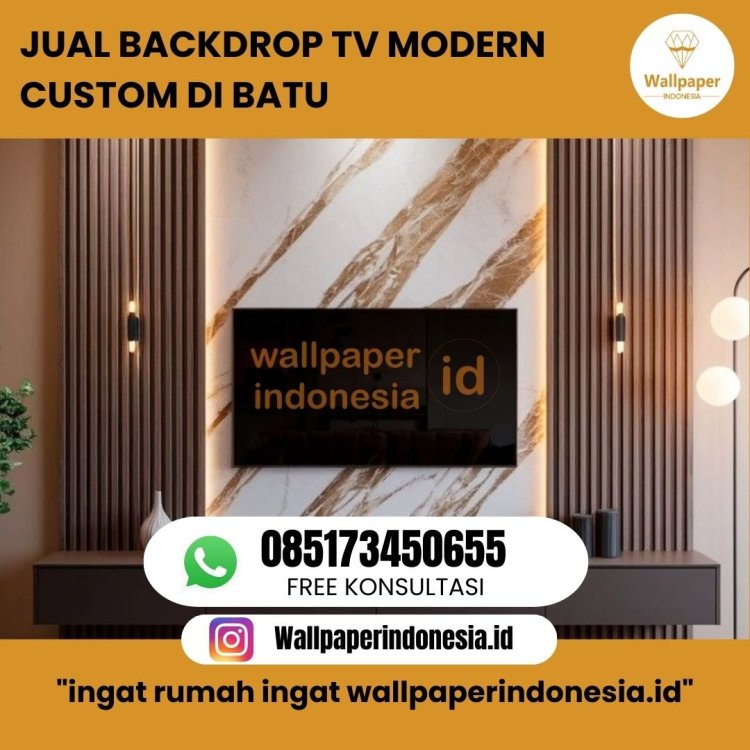 Jual backdrop TV modern  custom di Batu.jpg