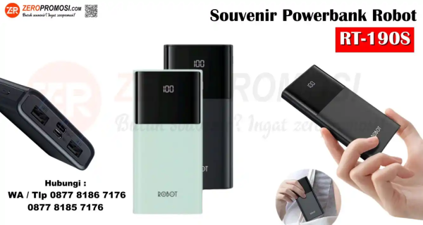 Souvenir Powerbank Robot RT-190S 10000mAh Cetak Logo Custom.jpg