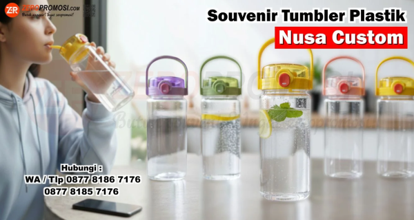 Souvenir Tumbler Plastik Nusa Cetak Logo.jpg