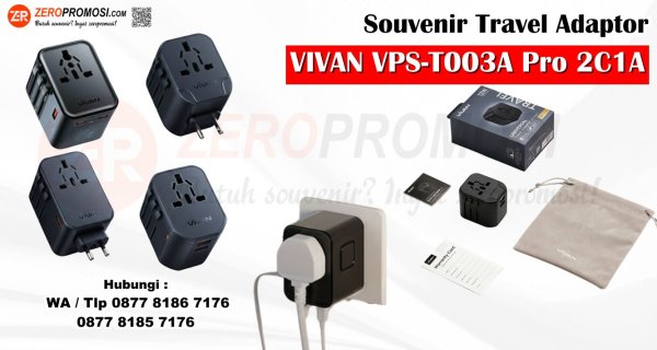 Frame utama Souvenir Travel Adaptor VIVAN VPS-T003A Pro 2C1A Custom Logo.jpg