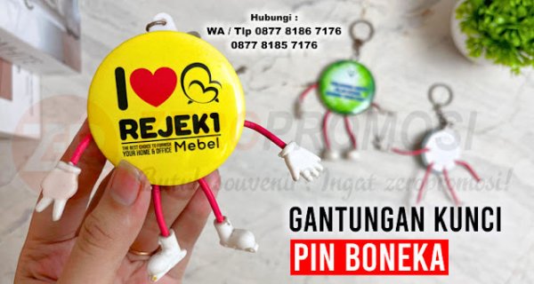 Souvenir Gantungan kunci Pin Boneka - Gantungan kunci kaki tangan.jpg