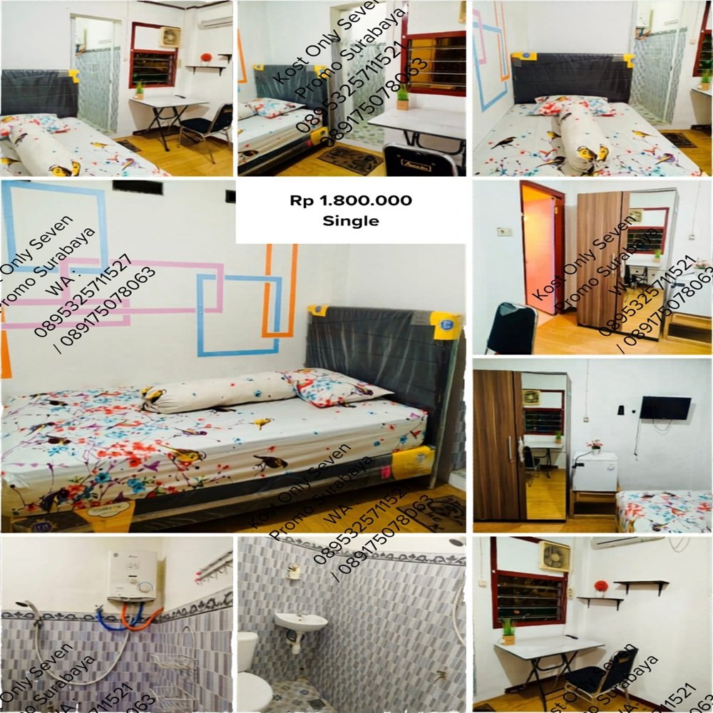 Kost Dekat Tunjungan Plaza Surabaya, The Central Mall, BG Junction, Grand City Mall, Kampus UWKS