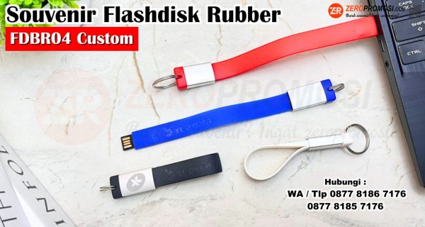 Custom Usb Flashdisk Karet Gantungan Kunci FDBR04 Promosi.jpg
