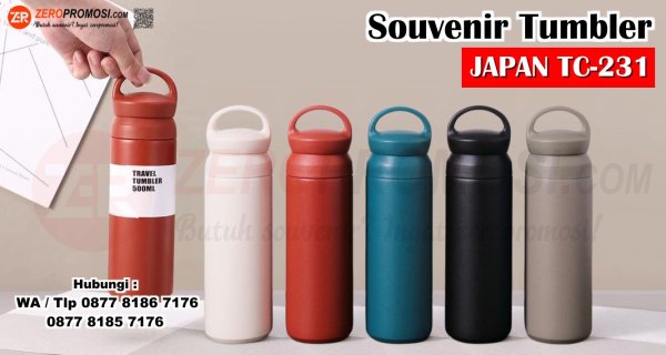 Jual Botol Minum Stainless Vacuum Tumbler Japan Hook TC-231 Custom Logo.jpg