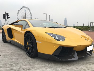 Aventador LP700-4,林寶堅尼 Lamborghini,2014,YELLOW 黃色,2,