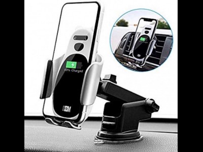 車廂配件,,全新 8M 車用無線充電器 15W,