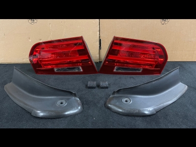 照明系統,F30,BMW F30 BOOTLID TAILLIGHT SET 尾沙板燈一對連4針線插及尾箱燈膠冚一對,63217259915/610