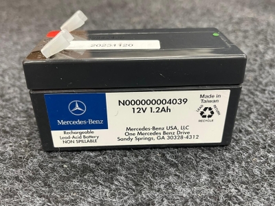  other:電池|BATTERY,BENZ,BENZ 輔助電池 AUXILLARY BATTERY 12V 1.2Ah N000000004039,N000000004039