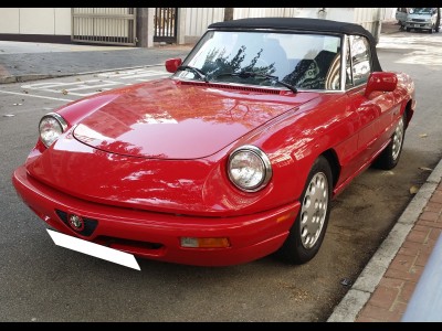 Spiderveloce,愛快 Alfa Romeo,1992,RED 紅色,2,3341