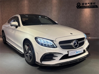  C200 Coupe AMG Facelift,平治 Mercedes-Benz,2019,WHITE 白色,4
