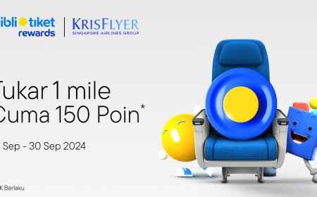 Jadi yang Pertama, Ini Cara menukar Blibli Tiket Rewards menjadi KrisFlyer Miles