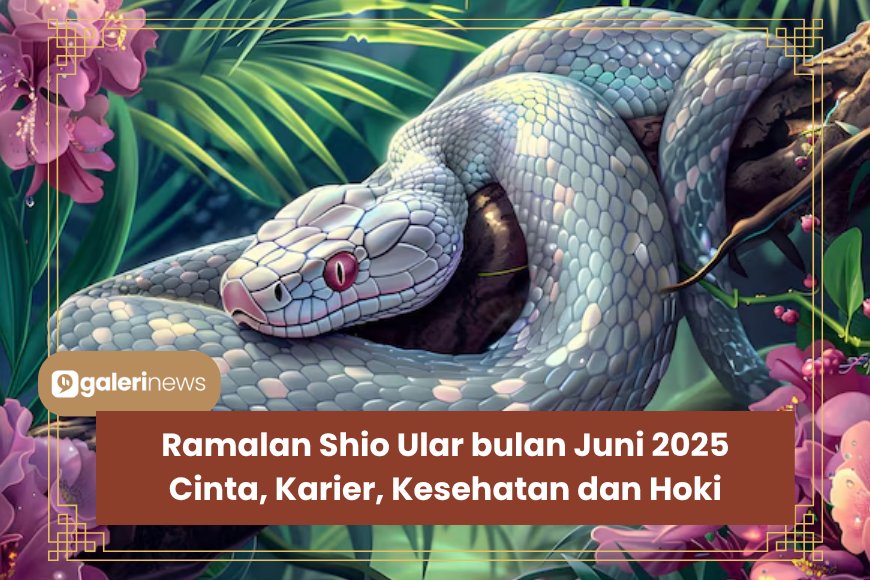 Ramalan Shio Ular Bulan Juni 2025 Tentang Karier, Keuangan, Cinta dan Kesehatan