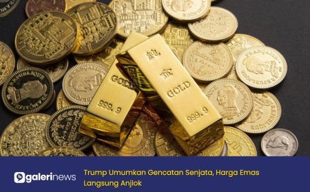 Trump Umumkan Gencatan Senjata, Harga Emas Langsung Anjlok