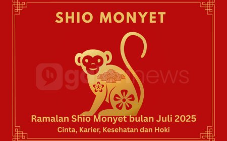 Ramalan Shio Monyet Bulan Juli 2025 Tentang Karier, Keuangan, Cinta dan Hari Keberuntungan