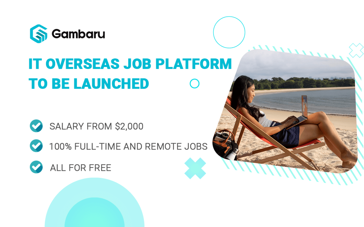 Chỉnh thức ra mắt Gambaru - nền tảng việc làm IT nước ngoài