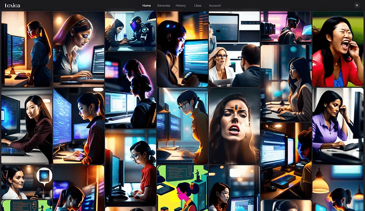 MidJourney, Lexica, PlaygroundAI