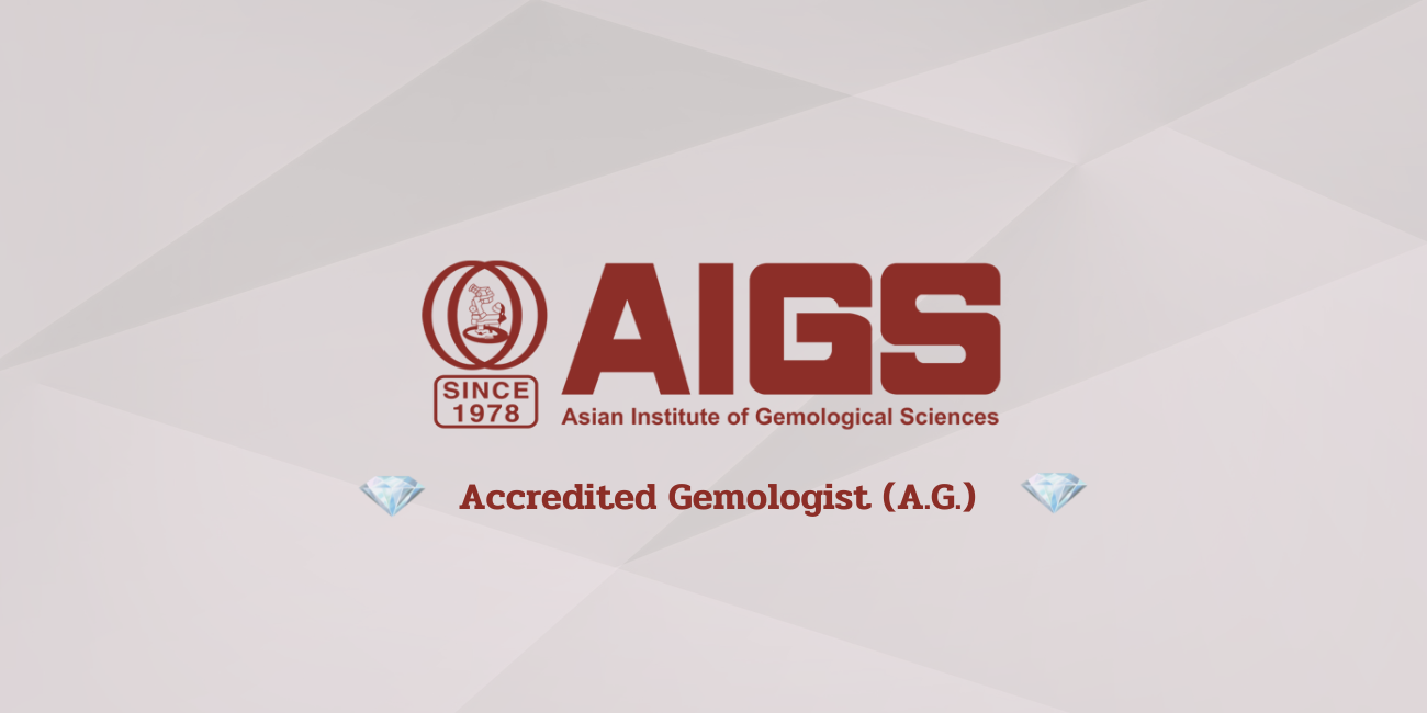 Accredited Gemologist course by AIGS