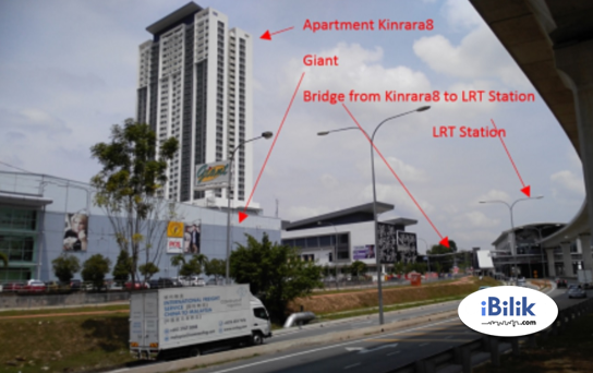 Find Room For Rent Homestay For Rent 1 Min Walking Distance To Lrt Station Fully Furnished Big Medium For Rent Bandar Kinrara Puchong