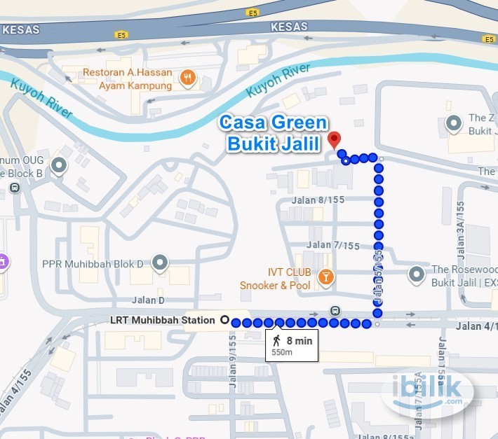 Image 5 of Master Room at Casa Green, Bukit Jalil private bathroom Included Utility Bills All Female high floor pool view Pavillion 500m Muhibbah LRT - Room rental in 