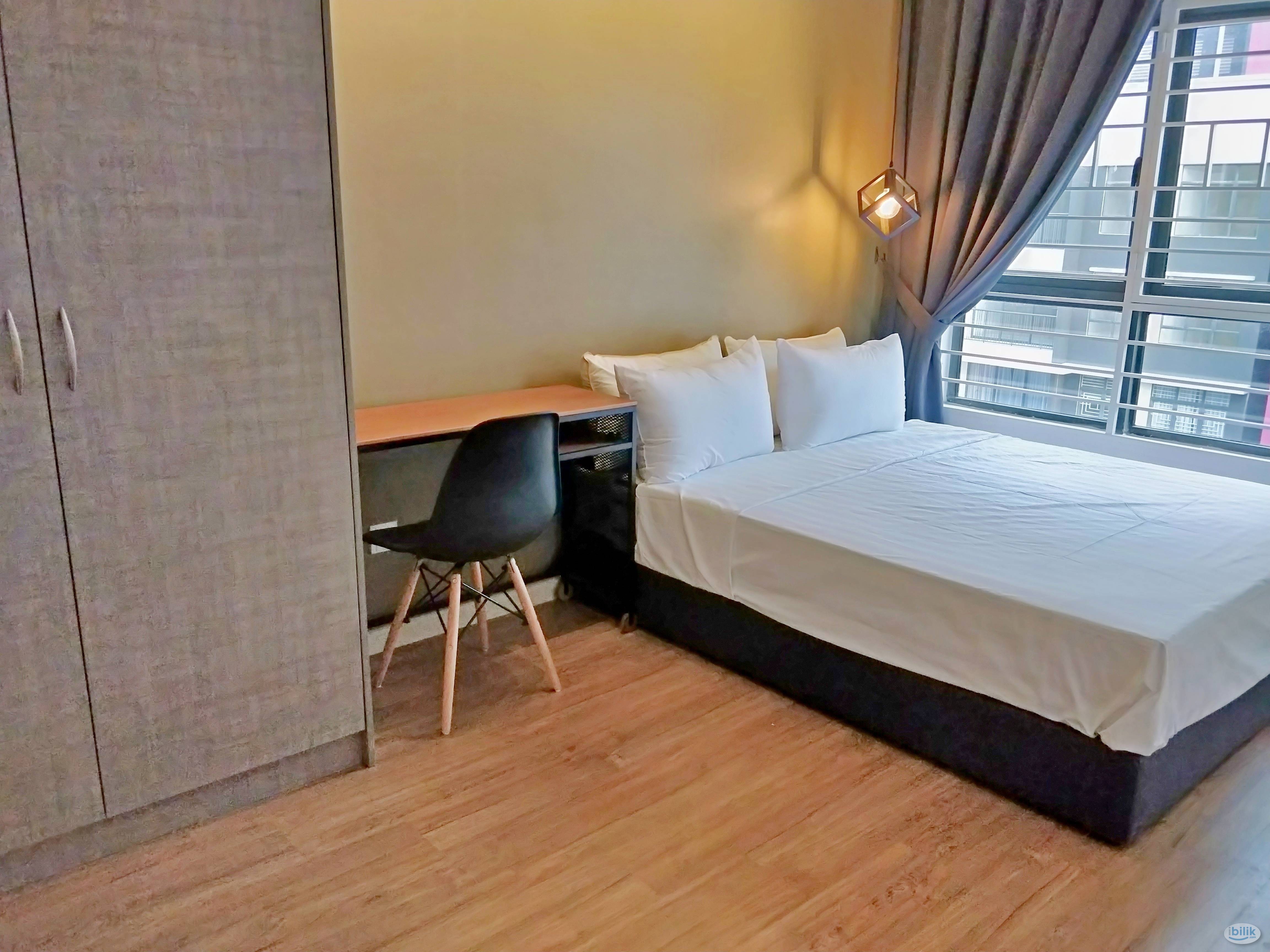Image 1 of Master Room at Casa Green, Bukit Jalil private bathroom Included Utility Bills All Female high floor pool view Pavillion 500m Muhibbah LRT - Room rental in 