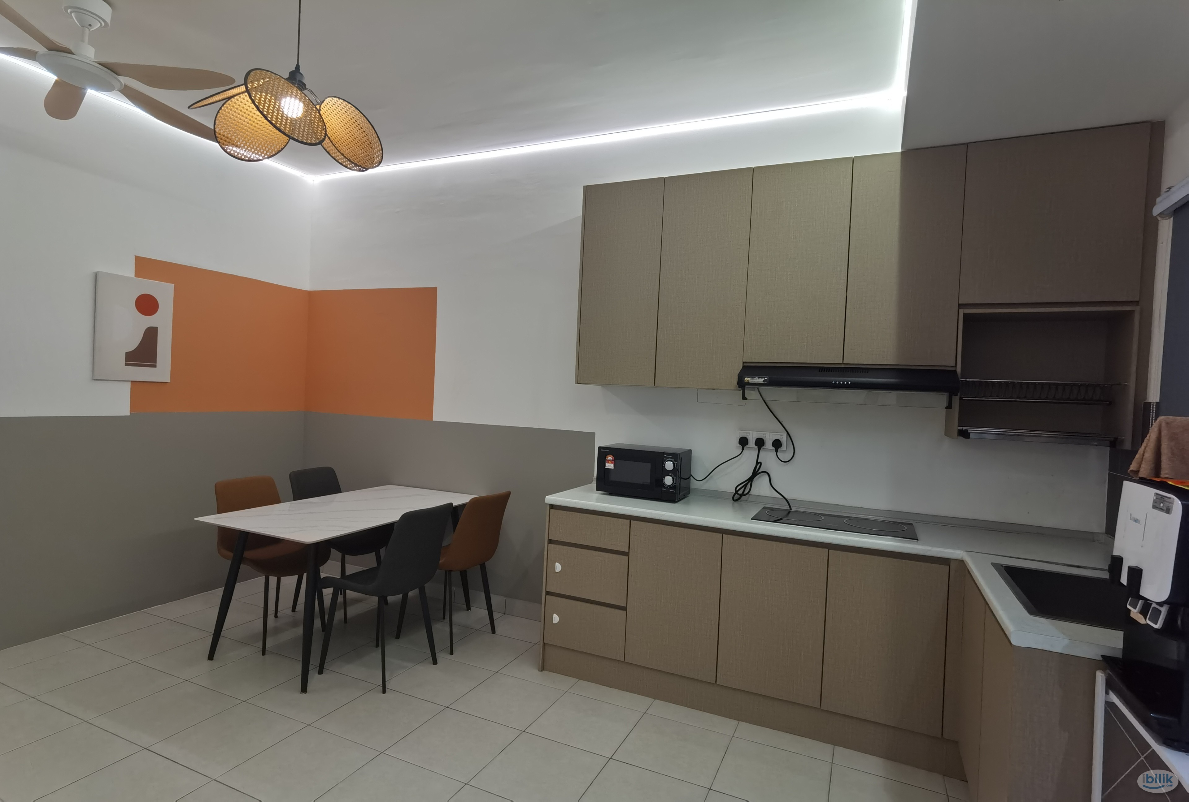 Image 3 of Muslim Female Unit Middle Room Fully Furnished Walking to MRT Cheras Bandar Tun Hussein Onn - Room rental in 