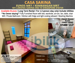 Room Rental in  - Room For Rent -  CASA SARINA