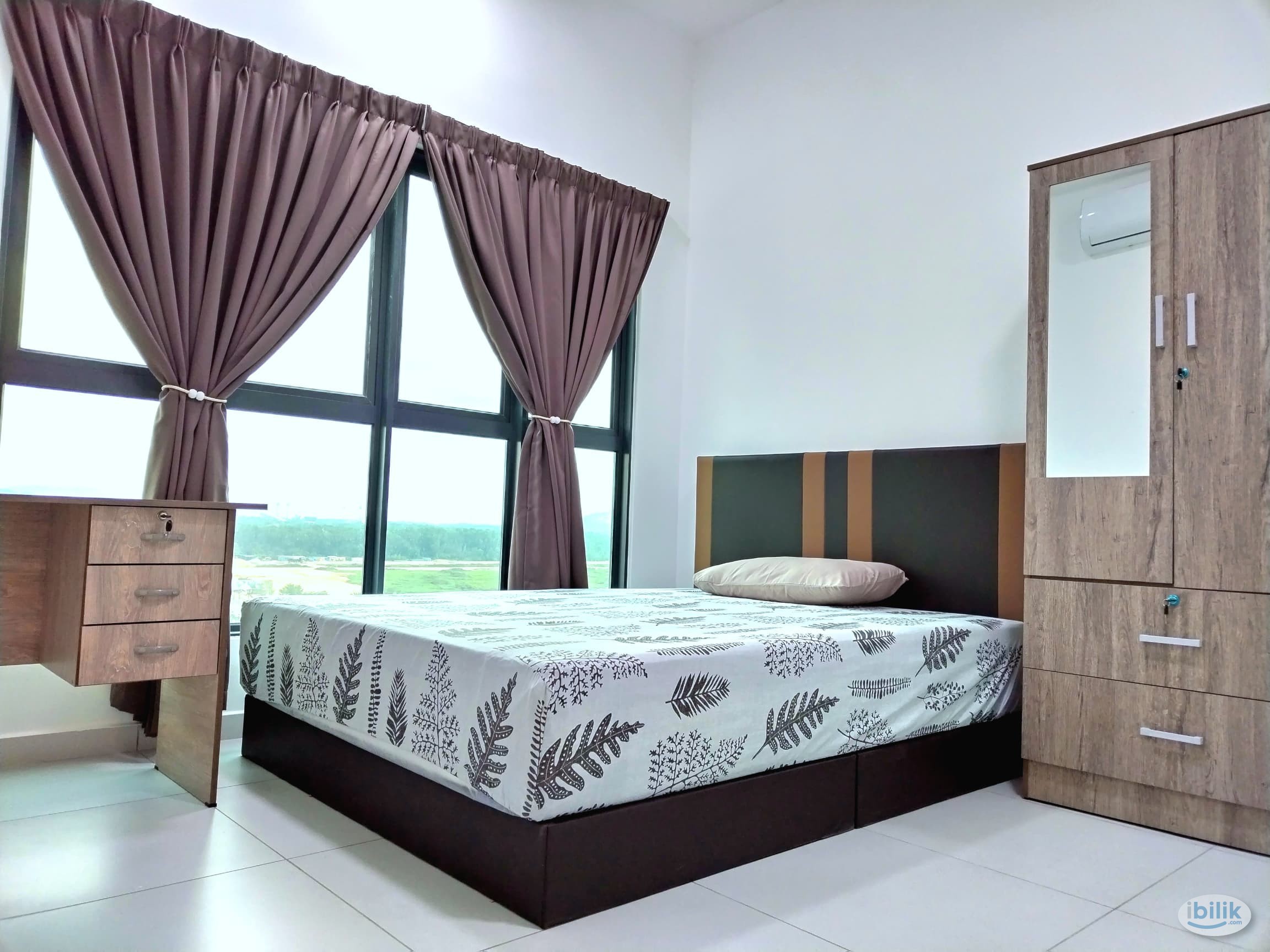 Image 1 of ✅Medium Room at 1 City Residence. With Personal Balcony. ✅Juru / ✅Bukit Minyak / ✅Prai Industrial. - Room rental in 