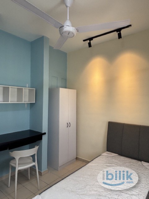 Image 3 of ‼️NEAR LRT ⭐️ Single Room Fully Furnished @ NEW Aircond Wardrobe Table Chair Mattress, CASA SUBANG, USJ 1, Subang - Room rental in 